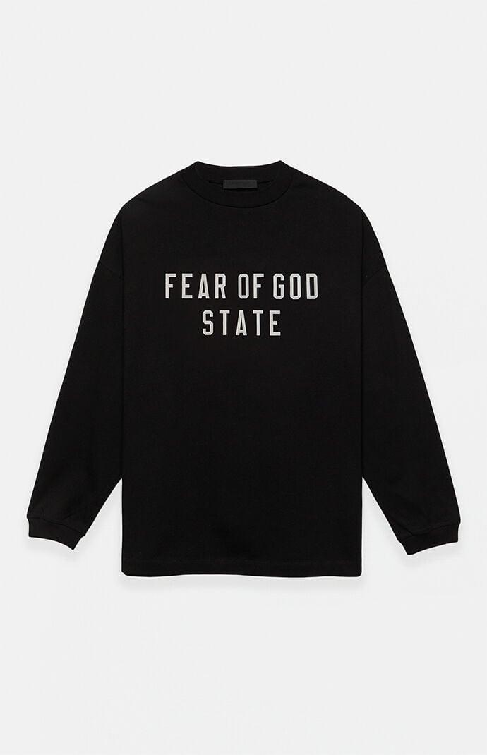 Fear of God Essentials Mens Heavy Long Sleeve T-Shirt - Product Image