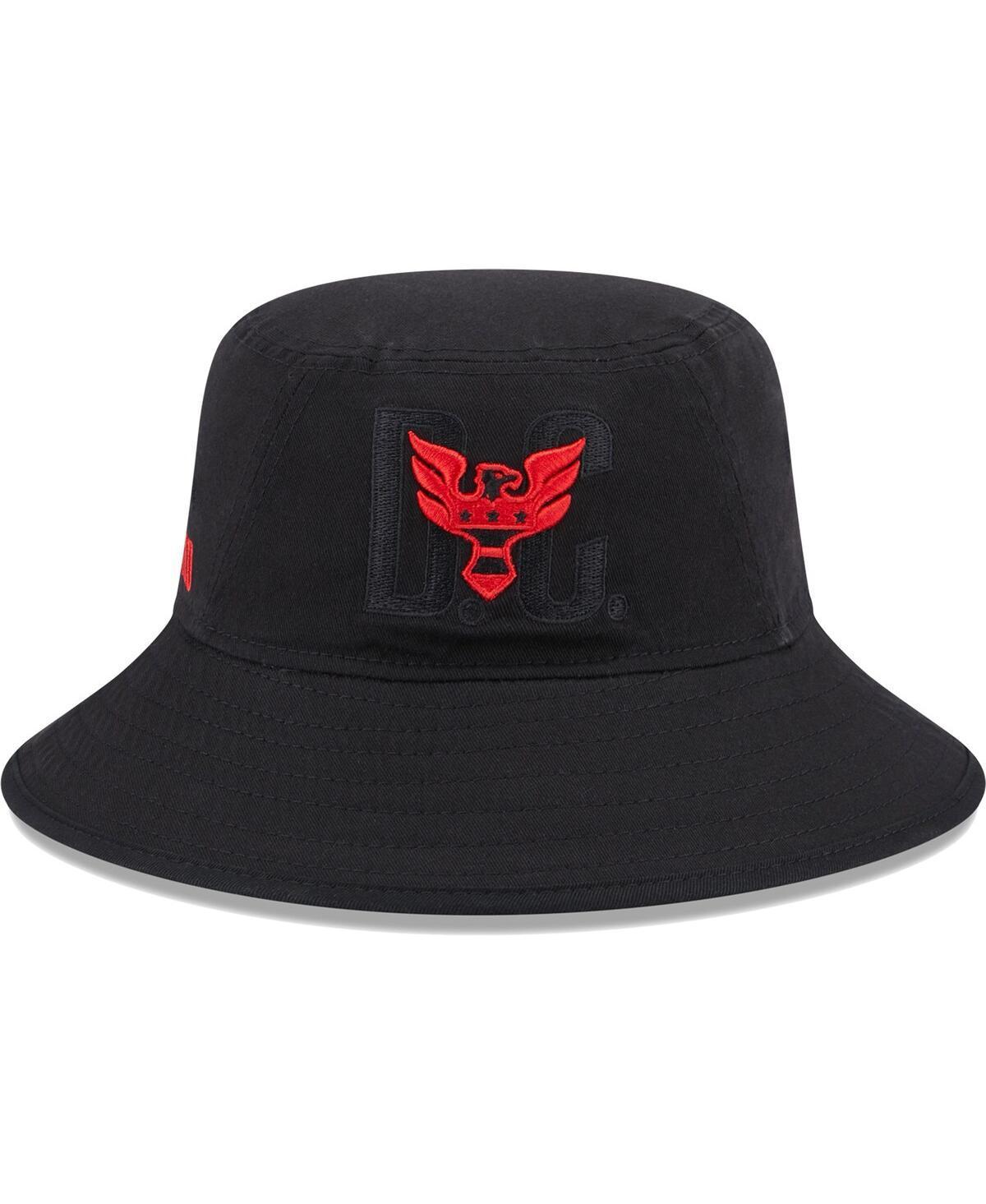 Mens New Era Black D.C. United Kick Off Bucket Hat Product Image