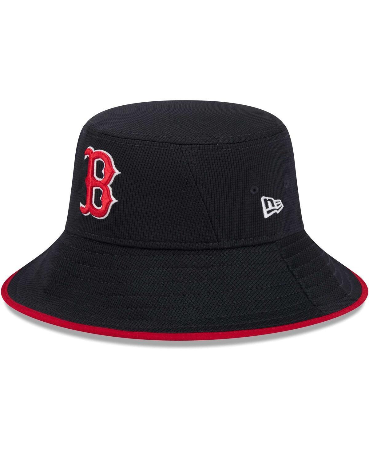 Mens New Era Boston Red Sox Game Day Bucket Hat, Blue Product Image