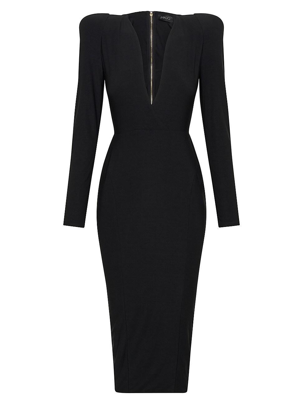 Womens Legacy Structured Midi-Dress Product Image