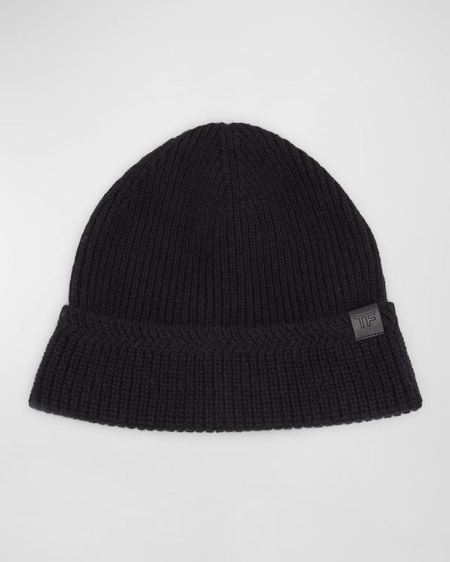 Mens Wool-Cashmere Beanie Hat Product Image