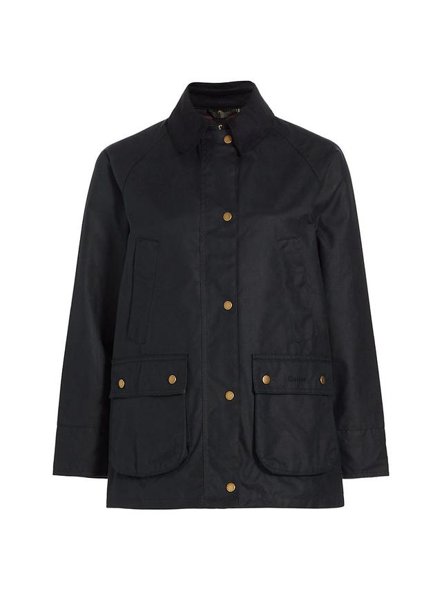 Barbour Women's Acorn Wax Jacket Navy Product Image