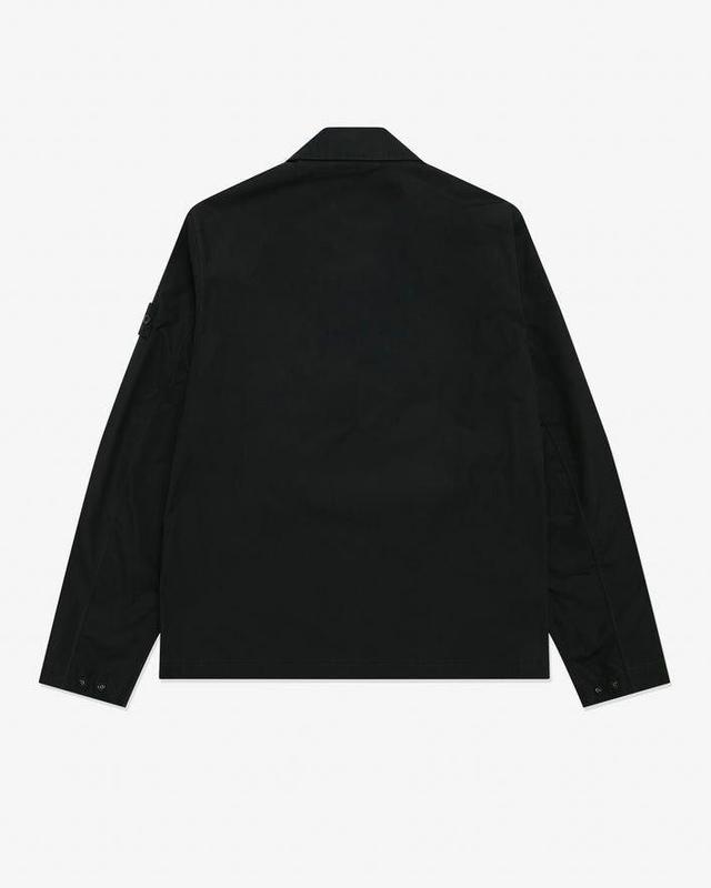 STONE ISLAND Ghost Overshirt In Black Product Image