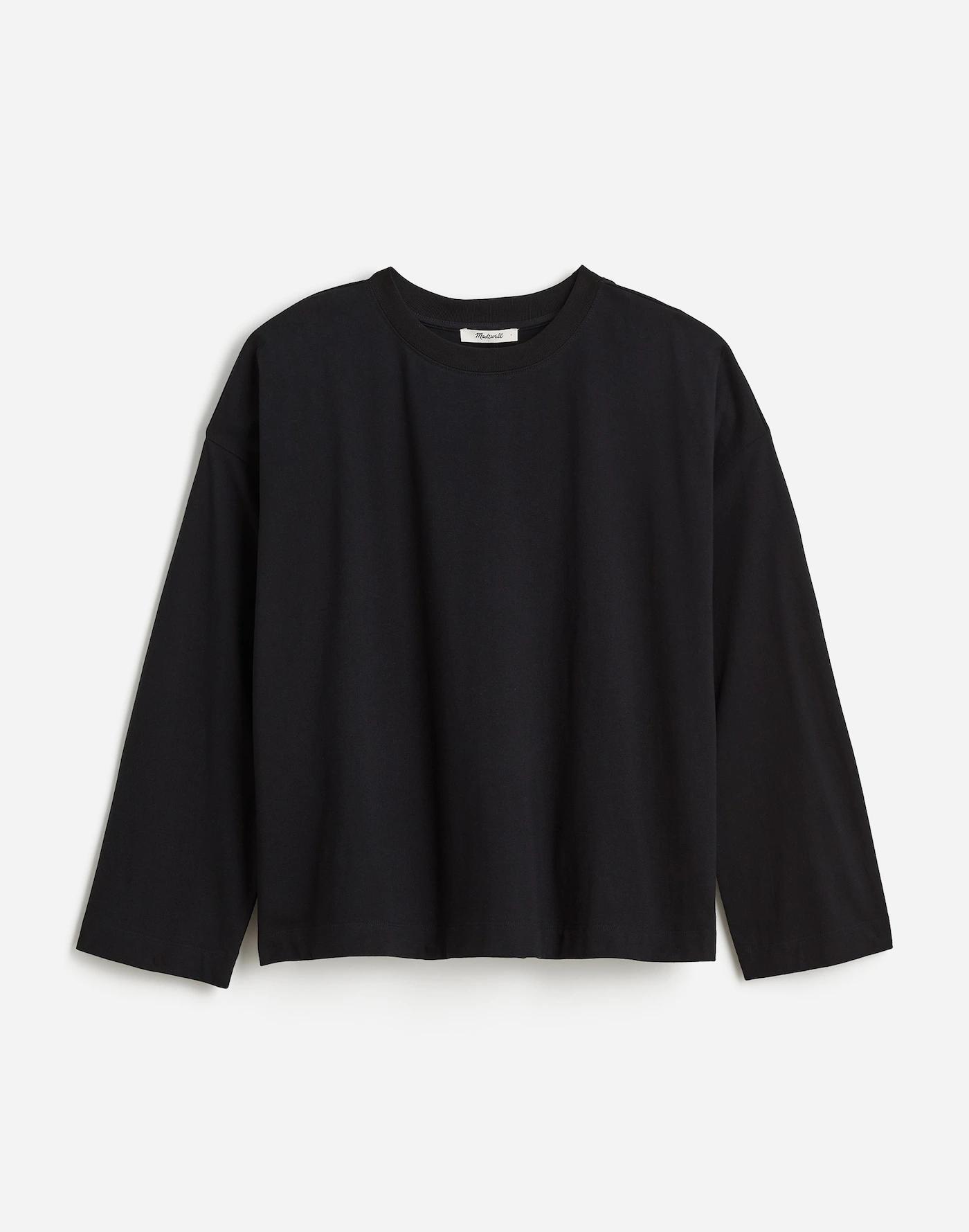 Easy Crewneck Long-Sleeve Tee Product Image