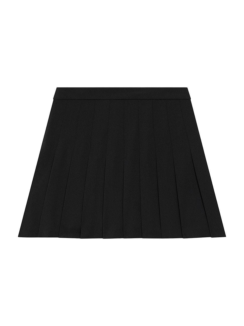 Womens Pleated Mini Skirt Product Image