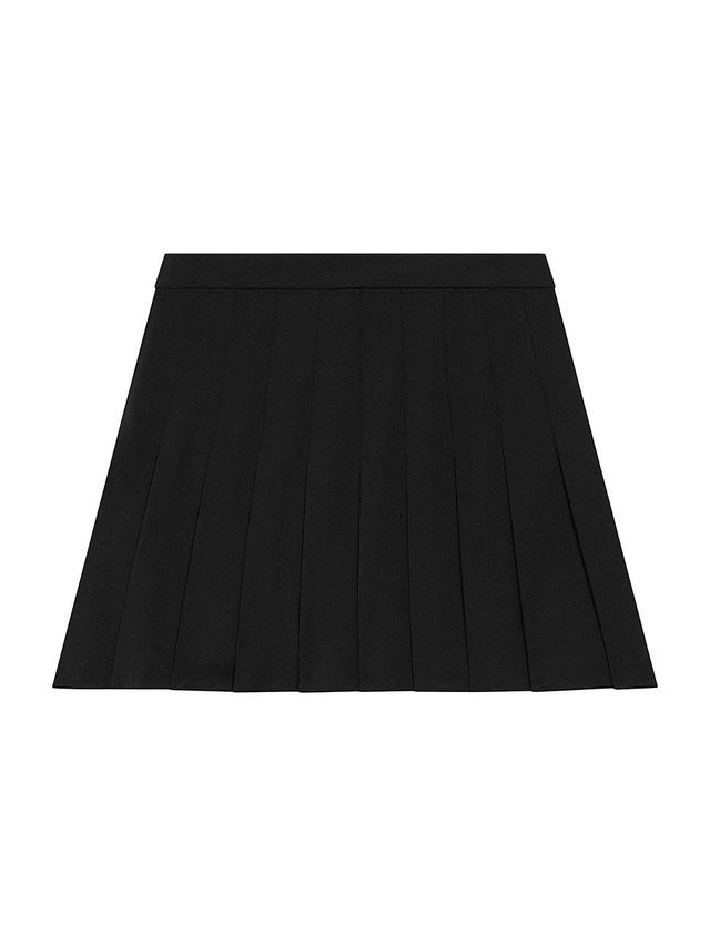 Womens Pleated Mini Skirt Product Image