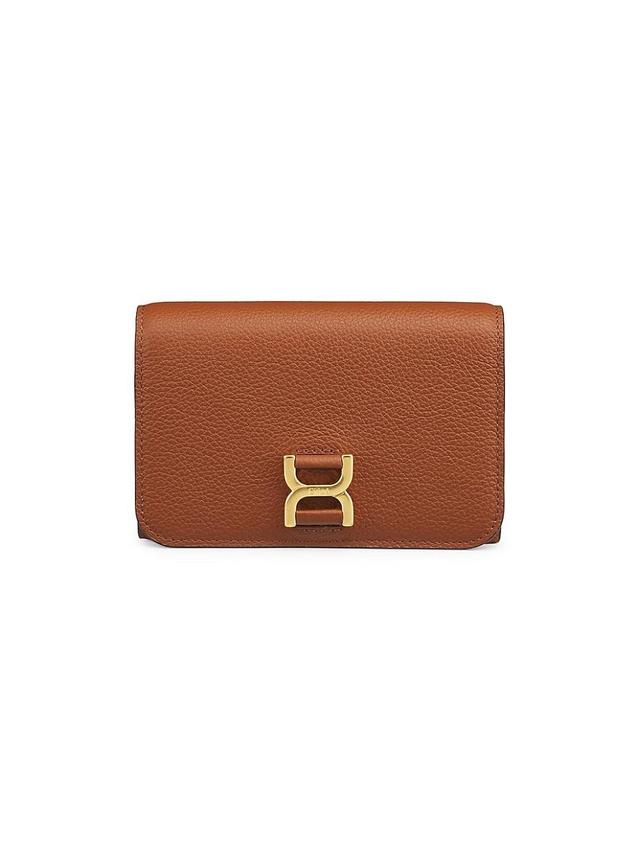 Womens Small Marcie Leather Trifold Wallet Product Image