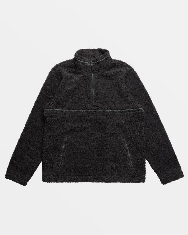 Boundary Tombstone Fleece Half Zip Pullover - Black Heather Male Product Image