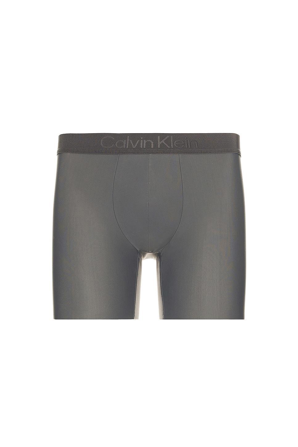 Calvin Klein Underwear Premium CK Black Micro Boxer Brief in Grey. Product Image