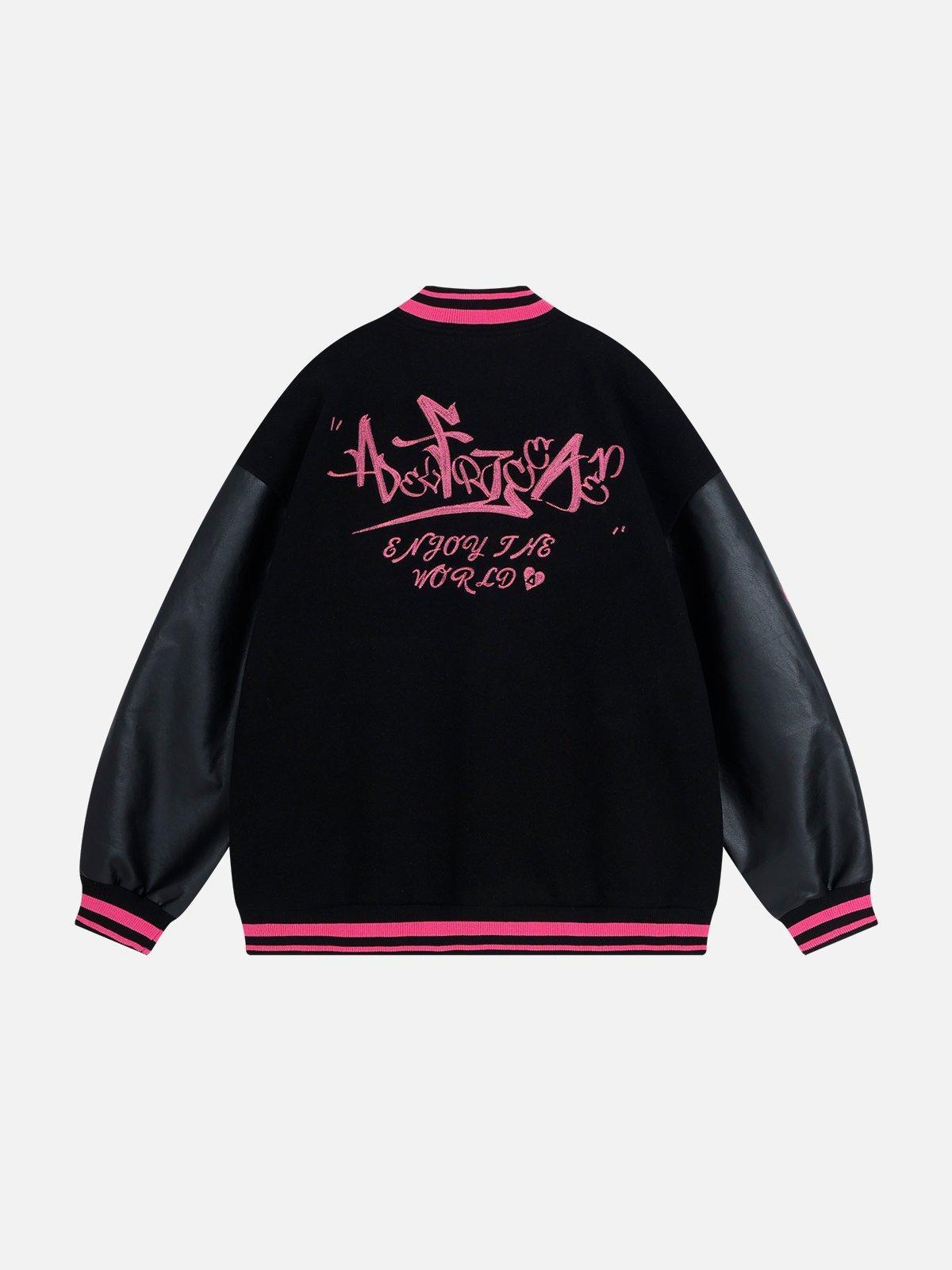 Aelfric Eden Chain Stitch Varsity Jacket Product Image