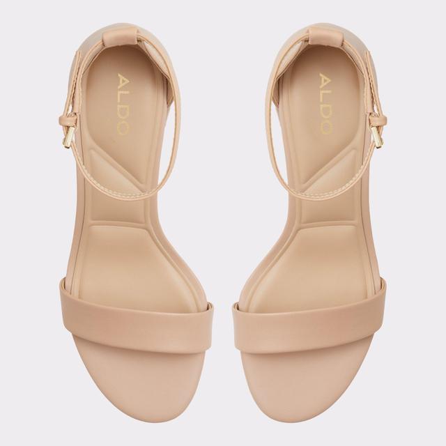 Pristine Bone Leather Smooth Women's Strappy sandals | ALDO US Product Image