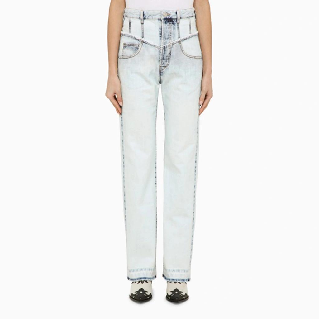 ISABEL MARANT Light Blue Cotton Denim Jeans product image