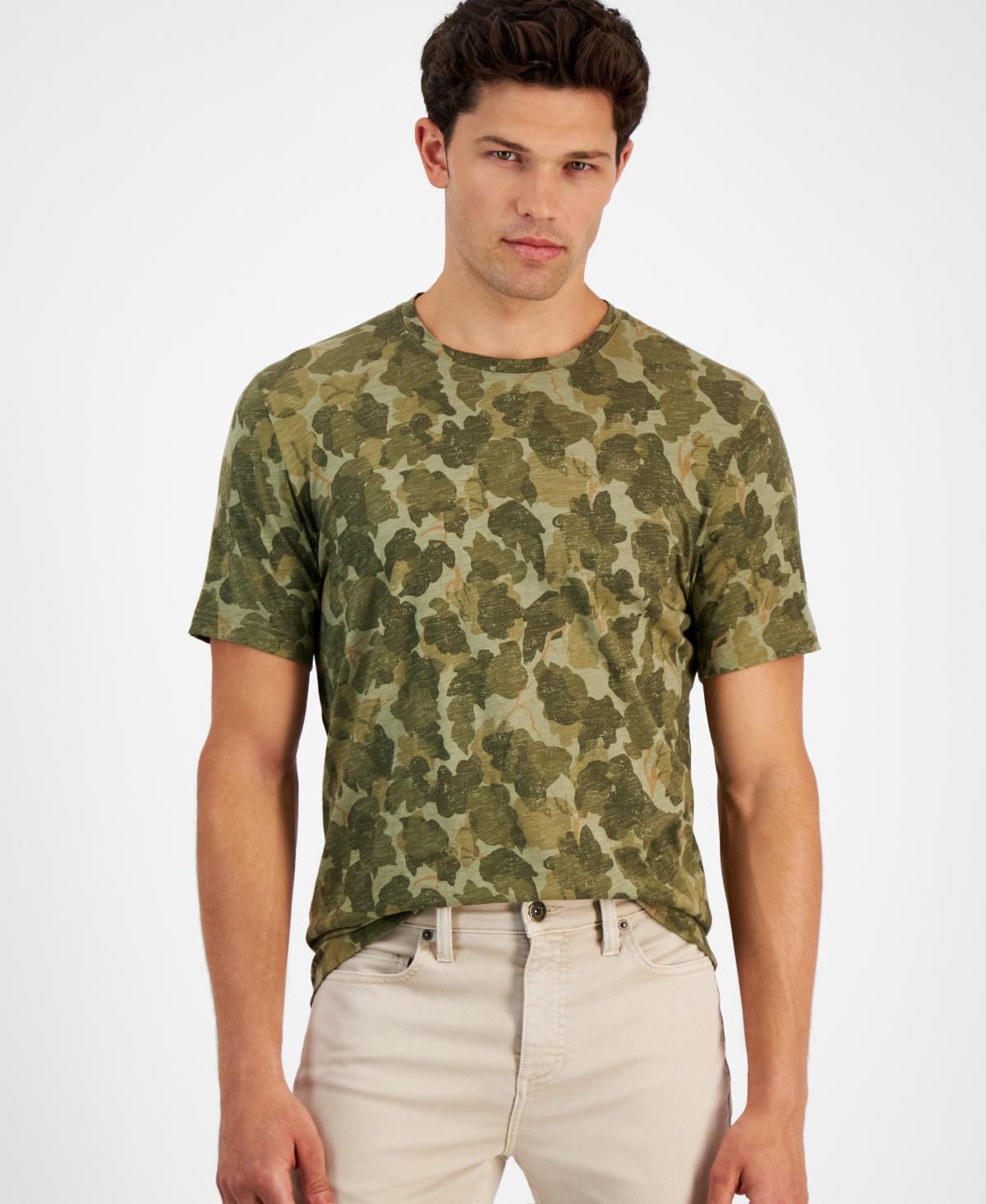 Sun + Stone Mens Regular-Fit Floral T-Shirt, Created for Macys Product Image