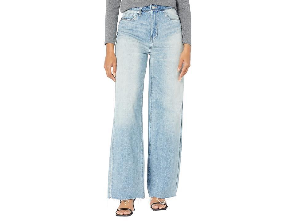 Blank NYC Franklin Jeans - Sustainable Denim Wide Leg Five-Pocket in Gone Rouge (Gone Rouge) Women's Jeans Product Image