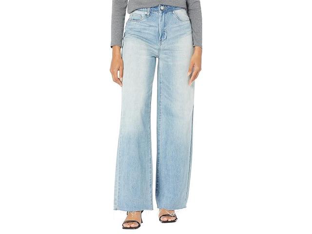 Blank NYC Franklin Jeans - Sustainable Denim Wide Leg Five-Pocket in Gone Rouge (Gone Rouge) Women's Jeans Product Image