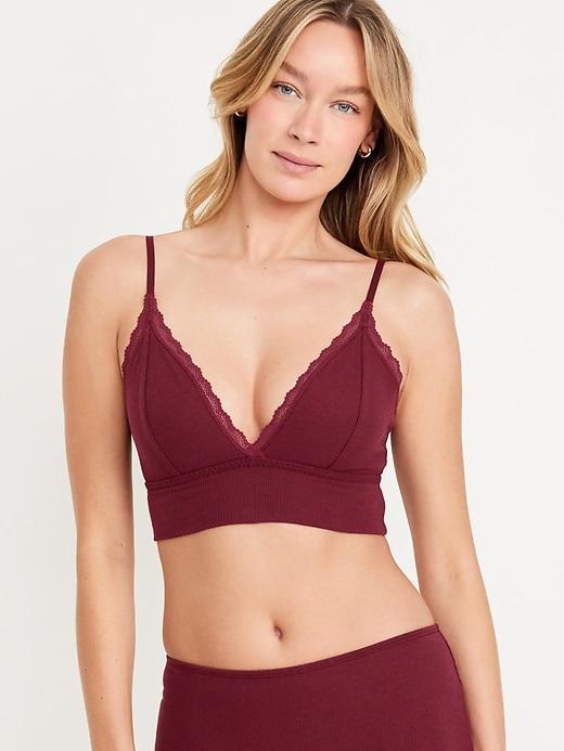 Longline Waffle Bralette Product Image