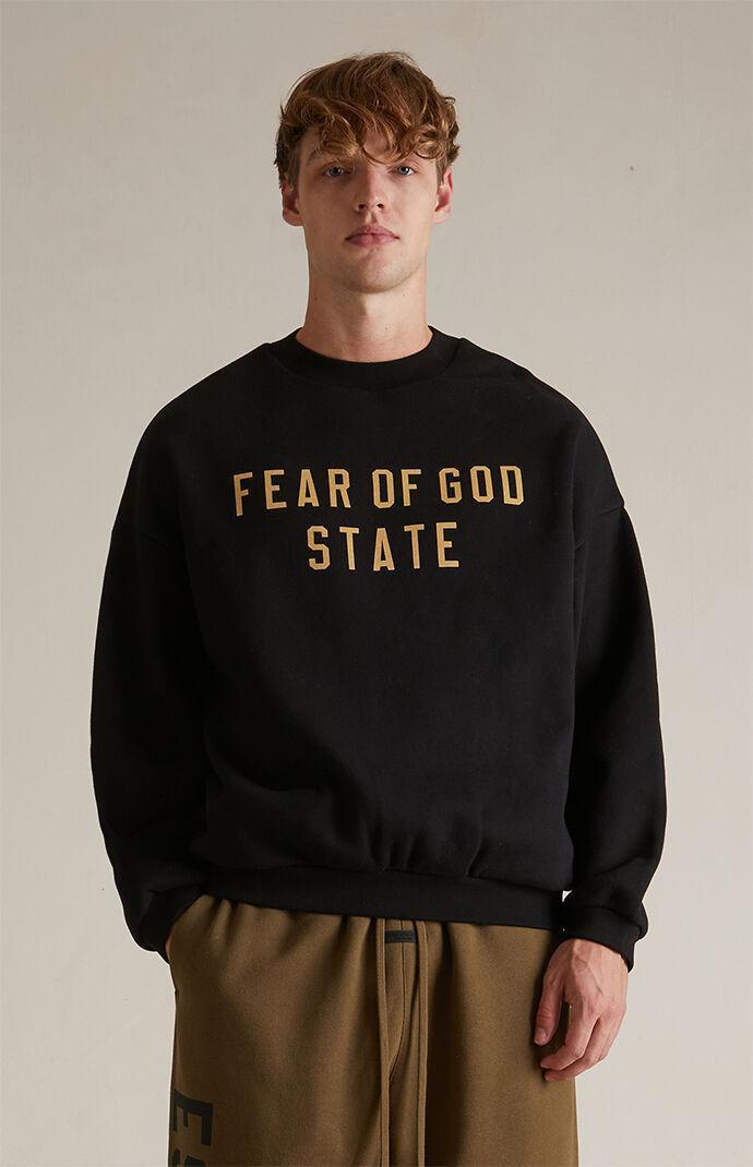 Fear of God Essentials Men's Fleece Crew Neck Sweatshirt - Product Image