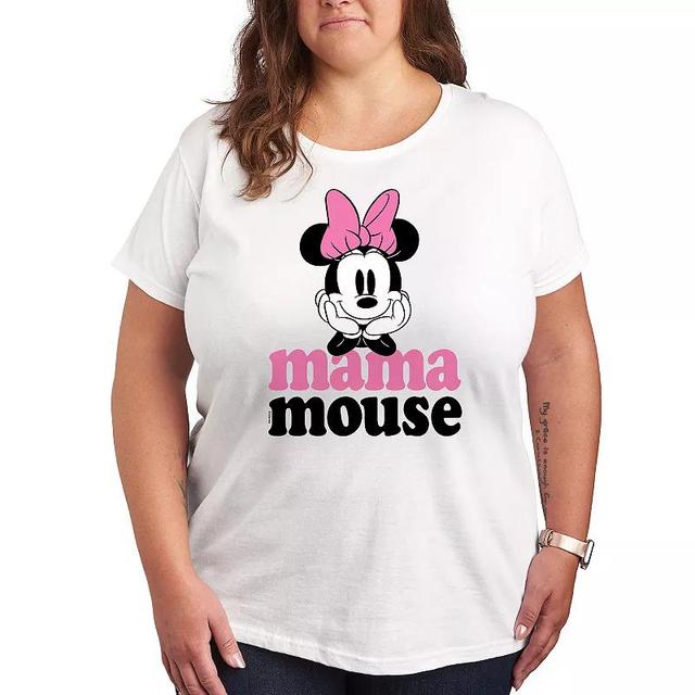 Disneys Minnie Mouse Plus Mama Graphic Tee, Womens Product Image