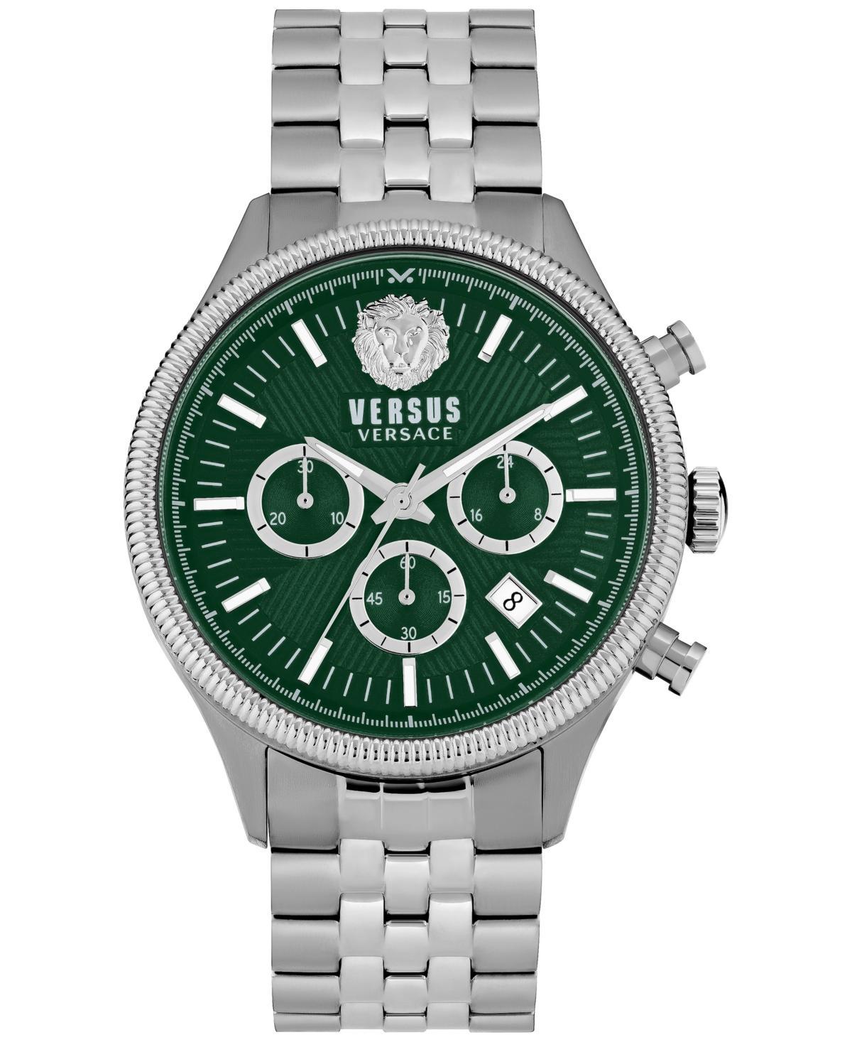 Versus Versace Mens Chronograph Colonne Ion Plated Stainless Steel Bracelet Watch 44mm Product Image