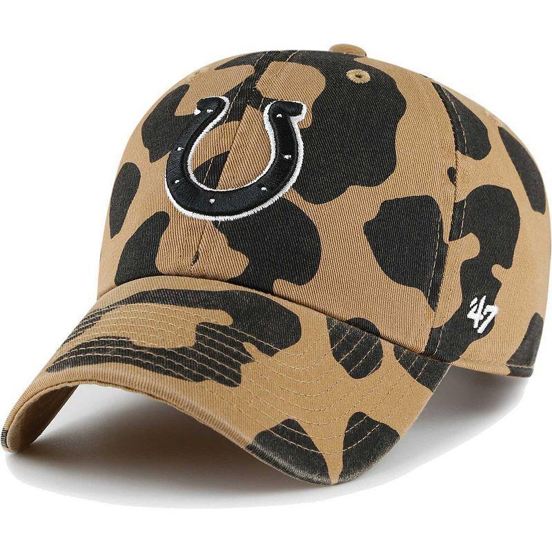 Womens 47 Tan Indianapolis Colts Rosette Clean Up Adjustable Hat Product Image