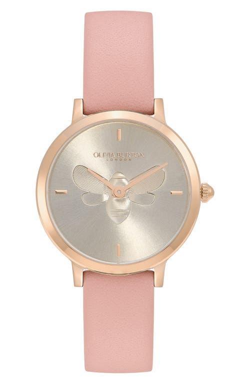 Olivia Burton Ultra Slim Bee Watch, 28mm Product Image