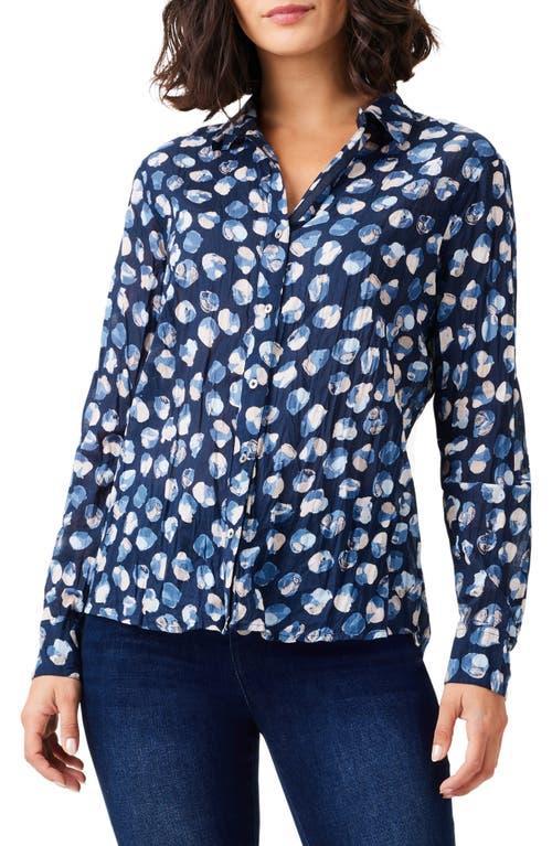 NIC+ZOE Many Moons Crinkle Shirt Multi) Women's Clothing Product Image