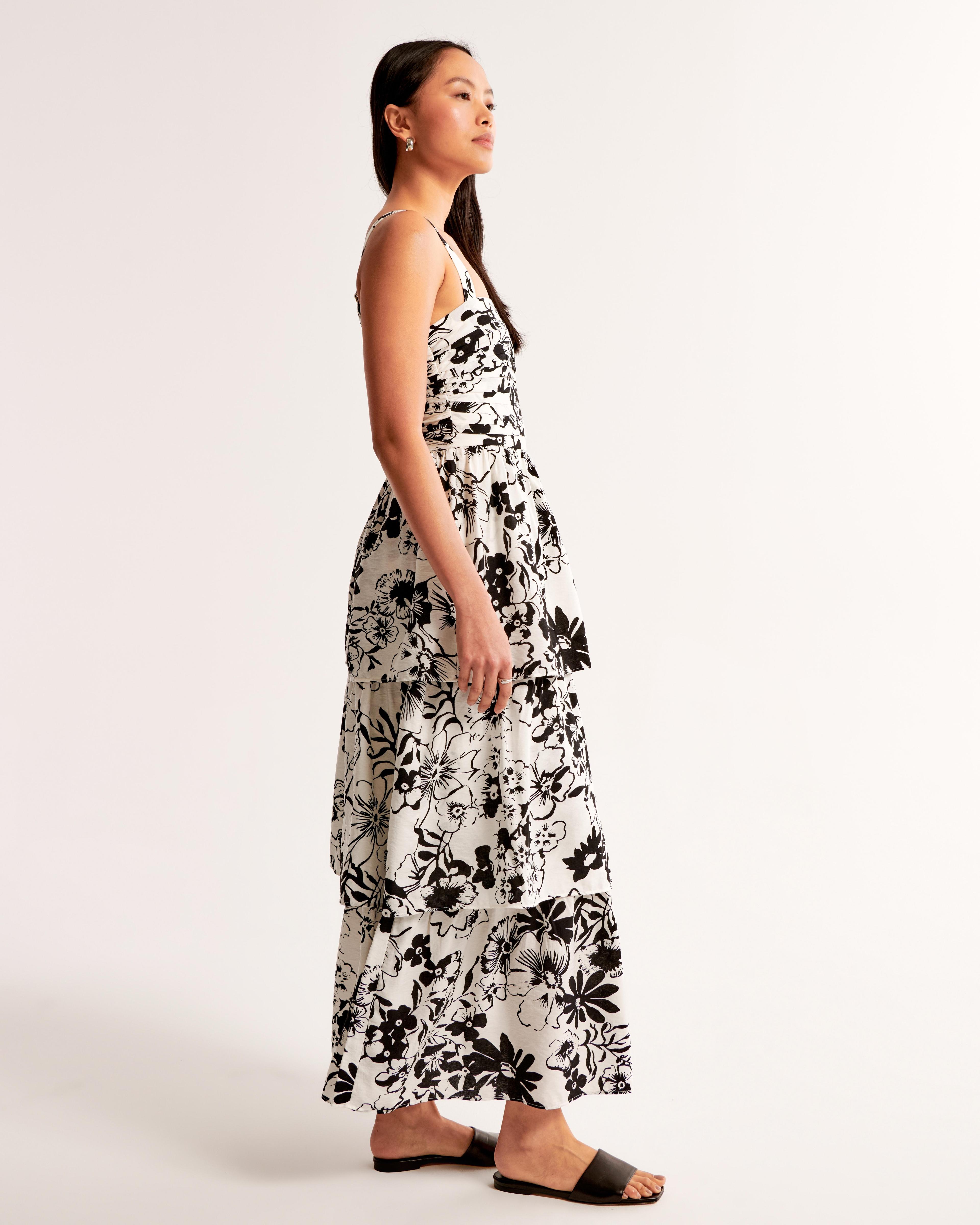 The A&F Emerson Tiered Maxi Dress Product Image