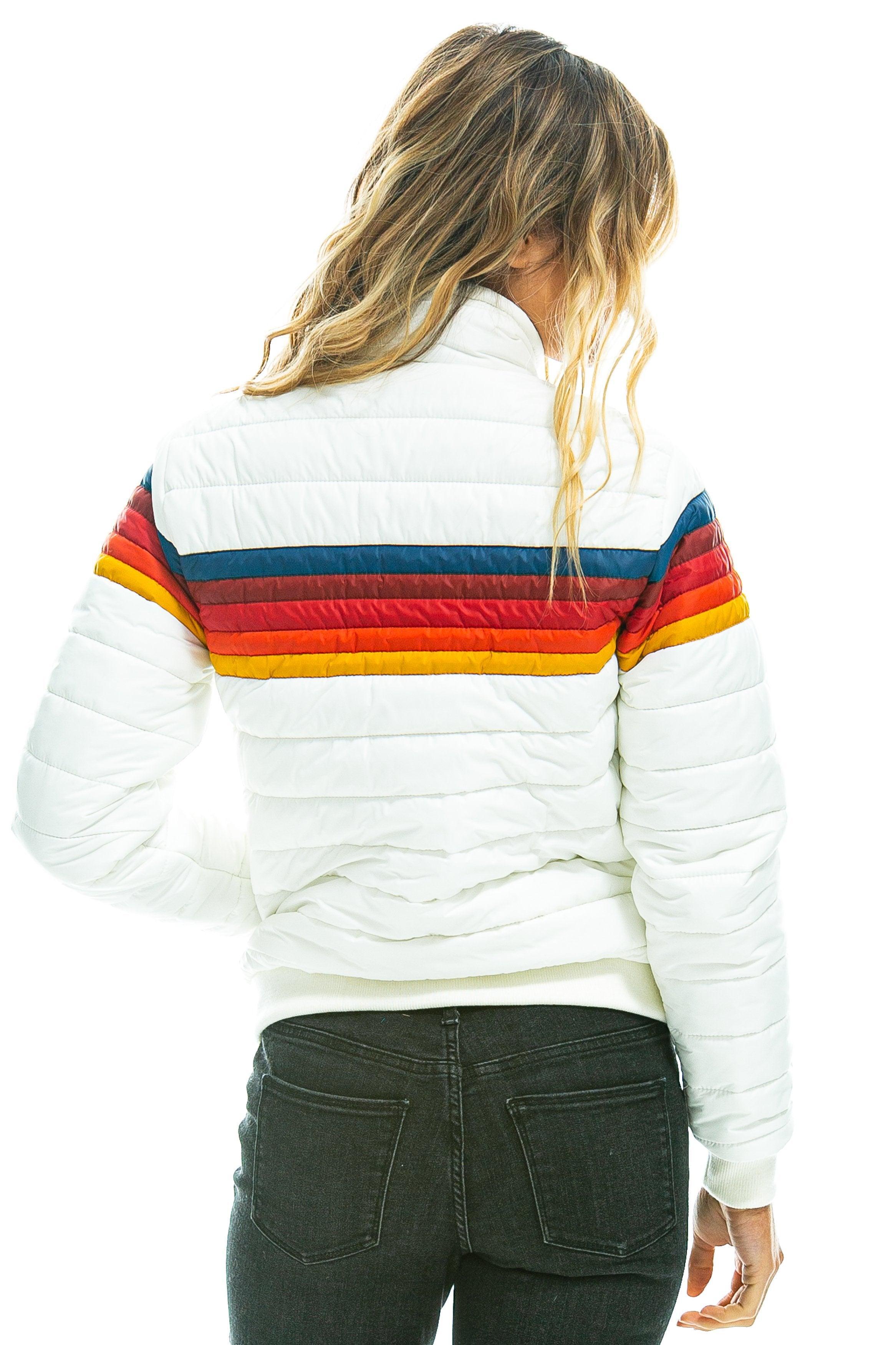 5 STRIPE JACKET -  WHITE Female Product Image