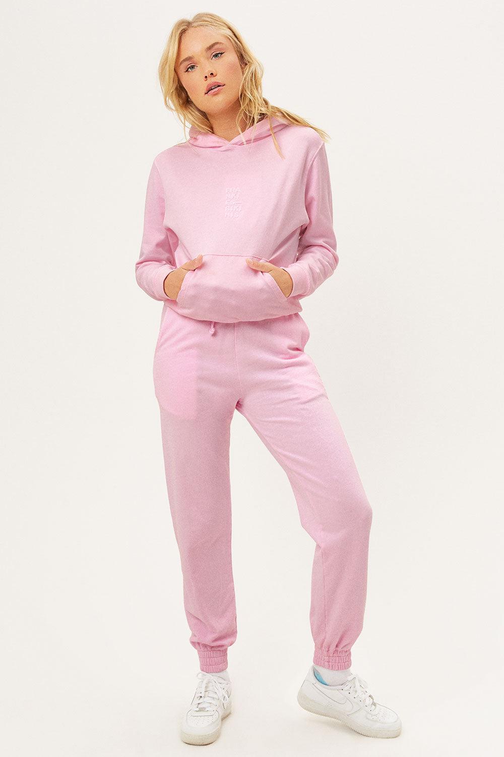 Frank Oversized Sweatpants - Love Pink Product Image