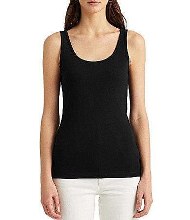 Lauren Ralph Lauren Stretch Cotton Tank Top Product Image