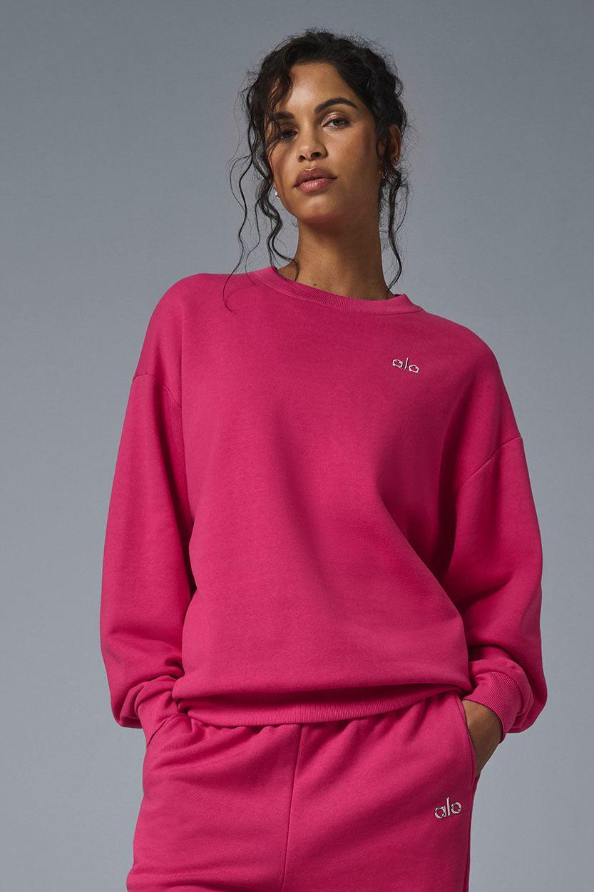 Accolade Crew Neck Pullover - Pink Summer Crush Female Product Image