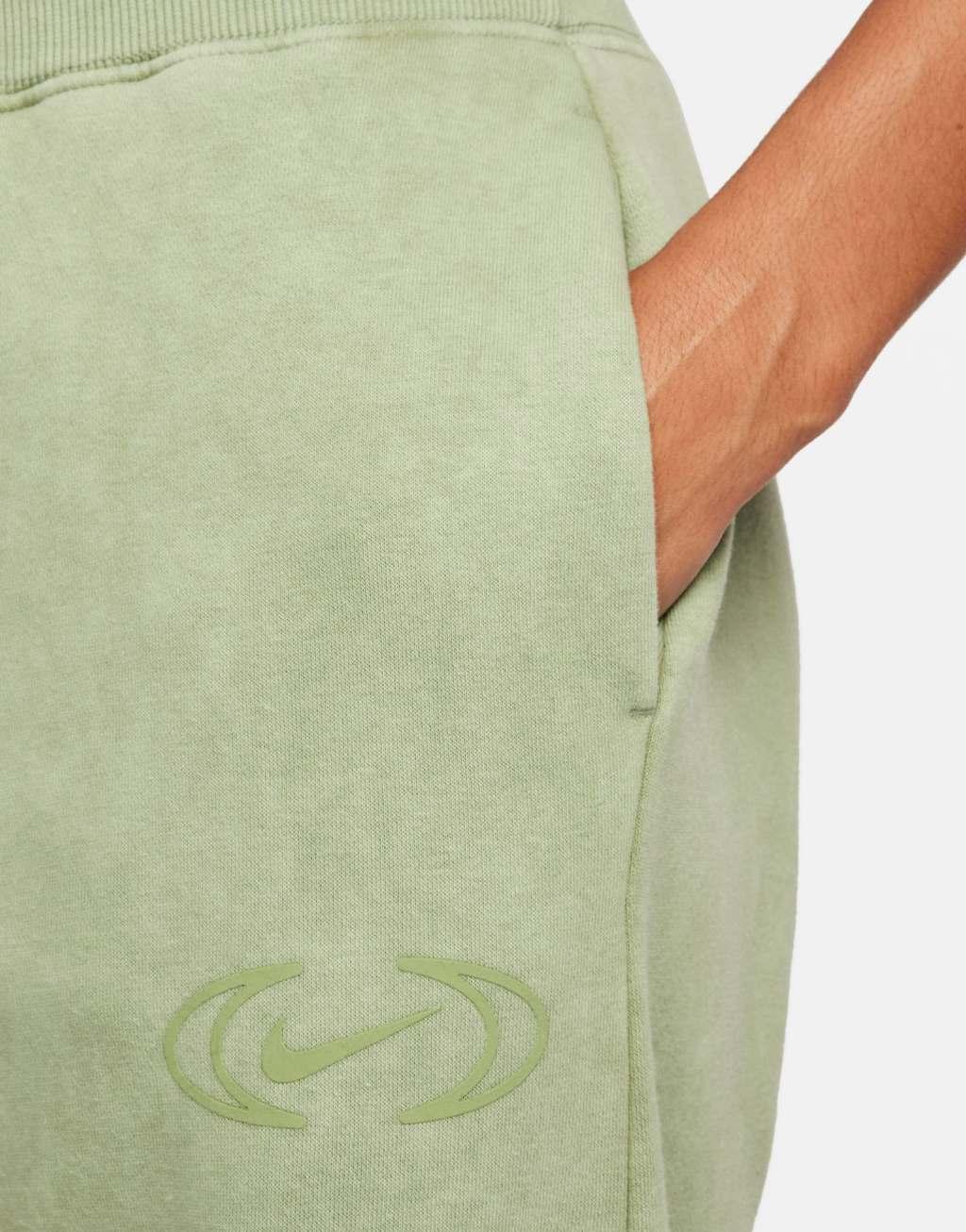 Nike Phoenix sweatpants in washed green Product Image