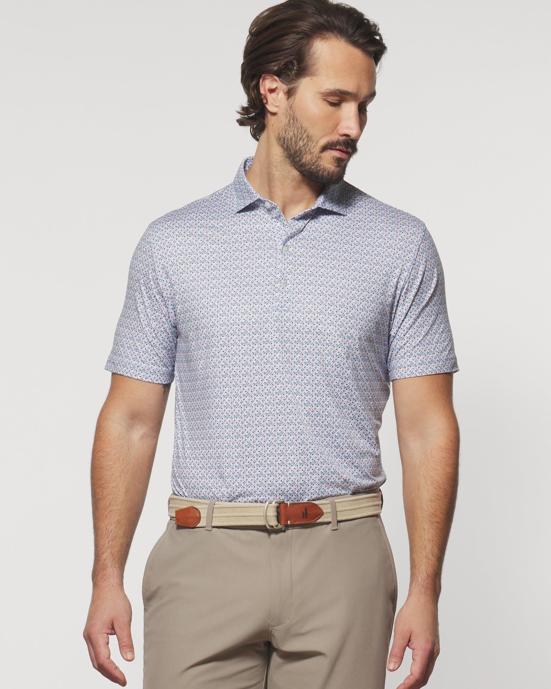 Flint Printed Featherweight Performance Polo Male Product Image