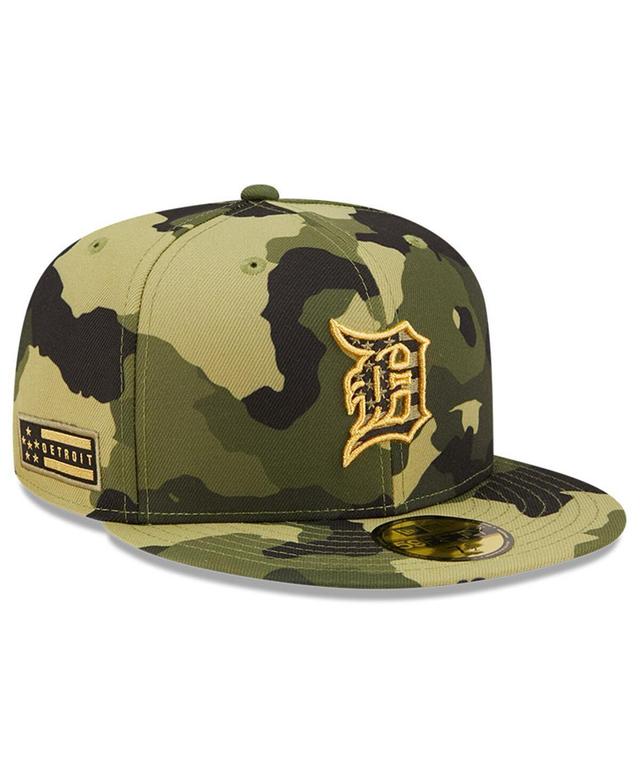 Mens New Era Camo Detroit Tigers 2022 Armed Forces Day On-Field 59Fifty Fitted Hat Product Image