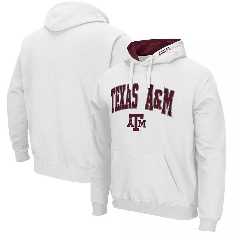 Mens Colosseum Texas A&M Aggies Arch & Logo 3.0 Pullover Hoodie Product Image