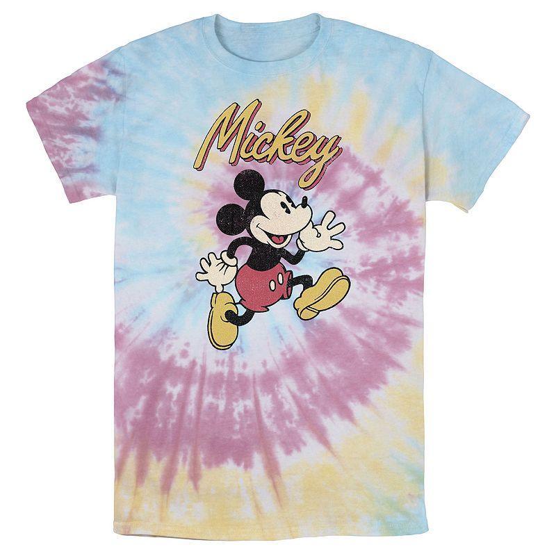 Mens Disney Mickey And Friends Mickey Classic Run Portrait Wash Tee Product Image