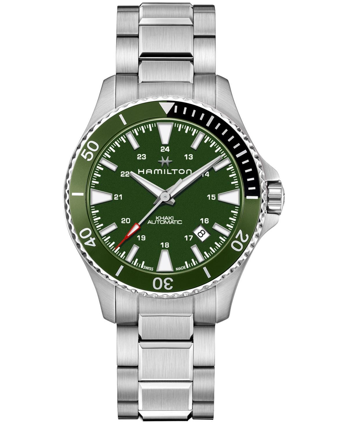 Hamilton Mens Swiss Automatic Scuba Stainless Steel Bracelet Watch 40mm Product Image