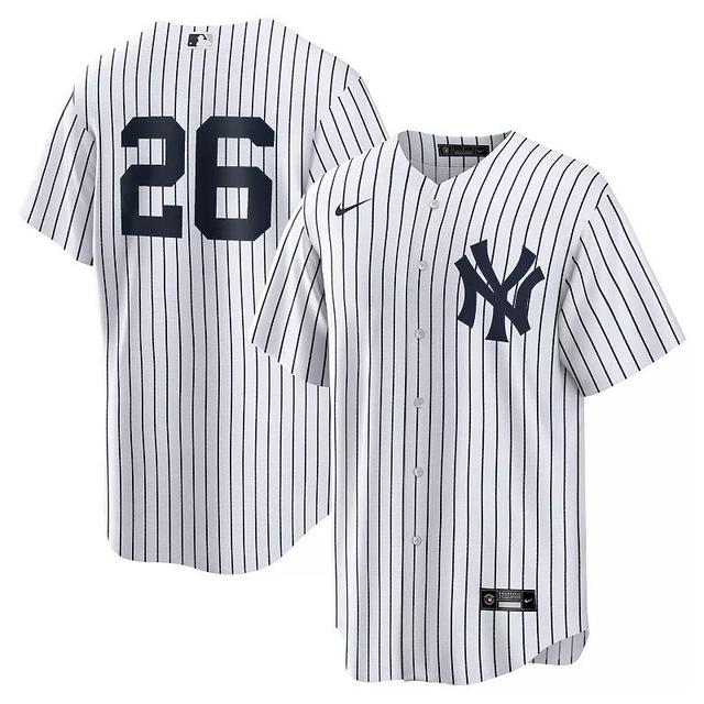 Mens Nike DJ LeMahieu White New York Yankees Home Replica Player Name Jersey Product Image