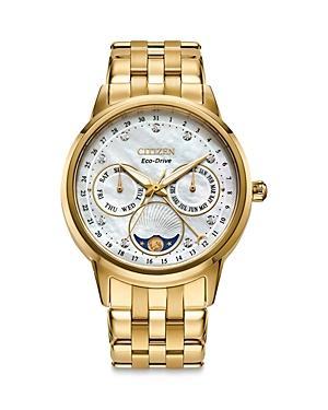 Citizen Womens Calendrier Analog Stainless Steel Bracelet Watch Product Image