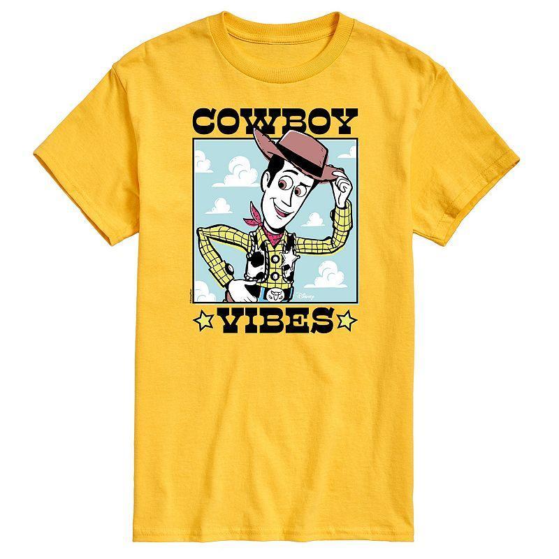 Disney / Pixars Toy Story 4 Mens Cowboy Vibes Graphic Tee Ivory Product Image