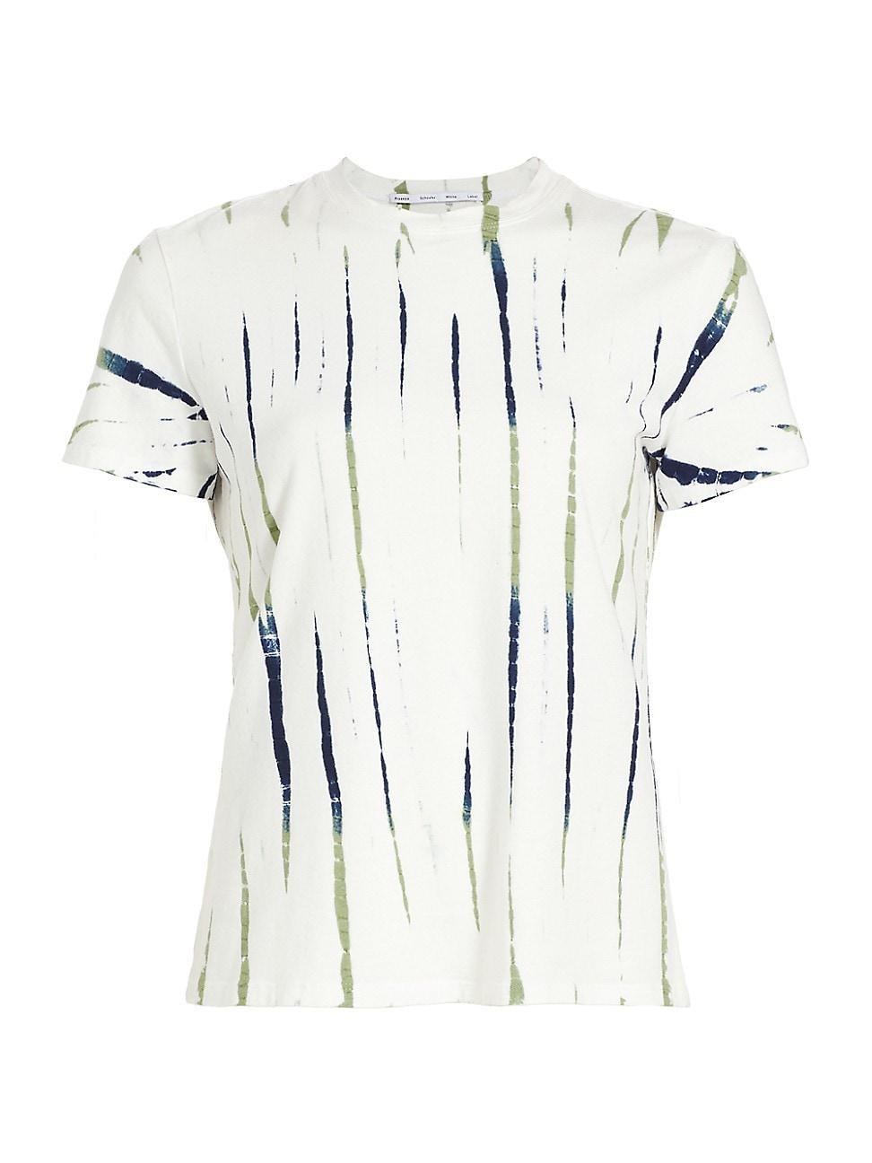 Womens Finley Stripe Tie-Dye T-Shirt product image