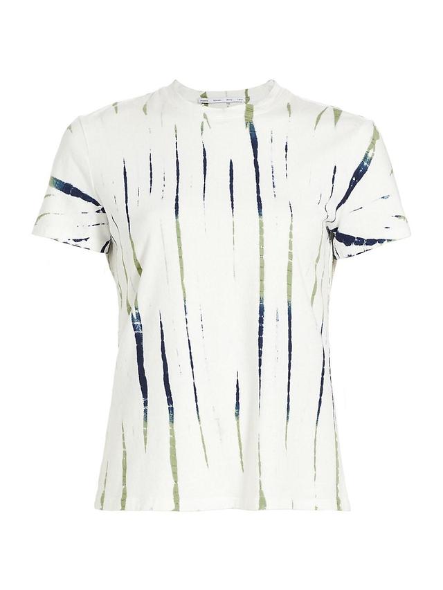 Womens Finley Stripe Tie-Dye T-Shirt Product Image