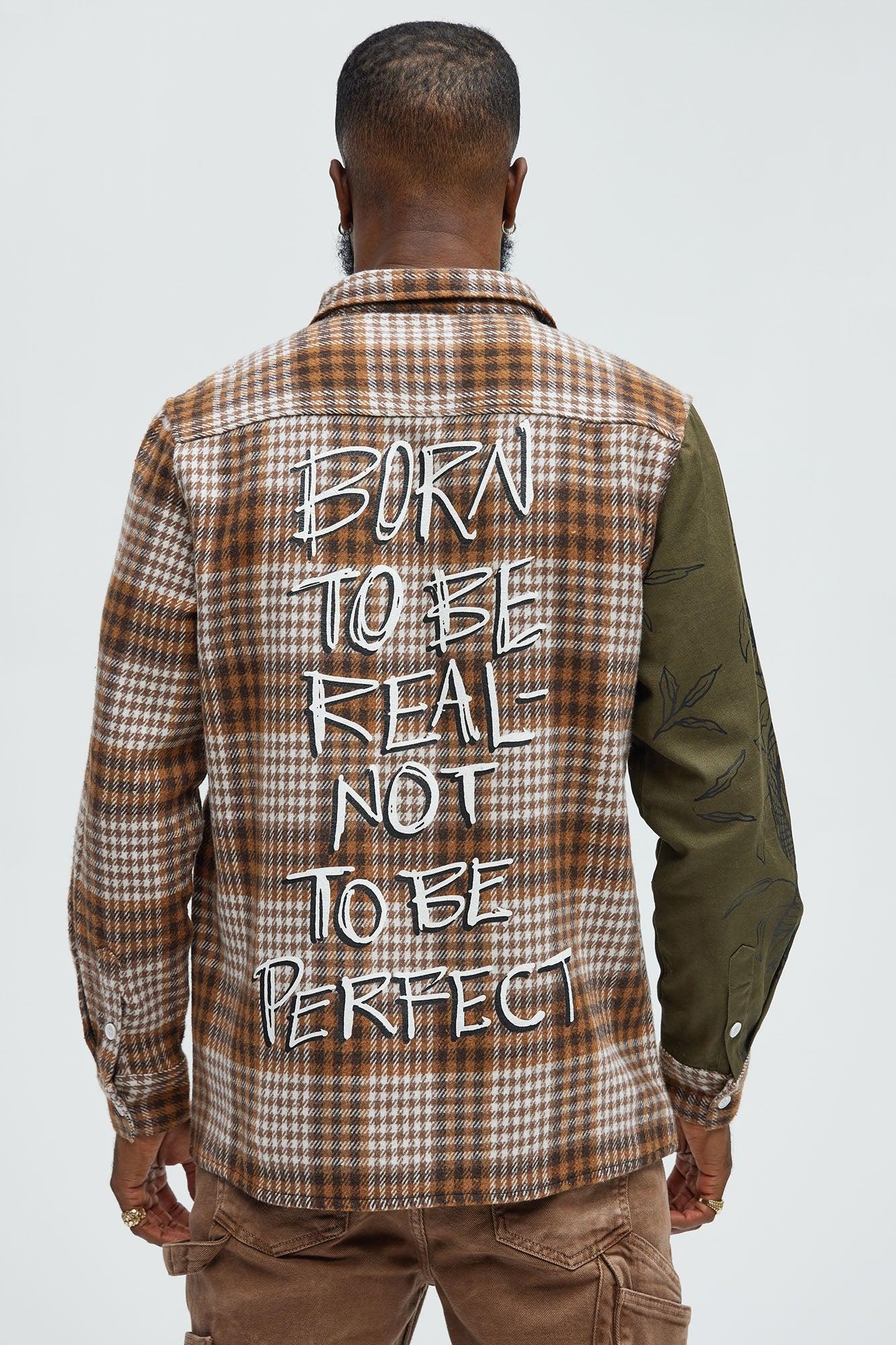 Born To Be Real Flannel - Multi Color Product Image