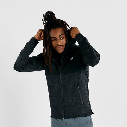 New Balance Men's Heat Grid Hooded Full Zip Product Image