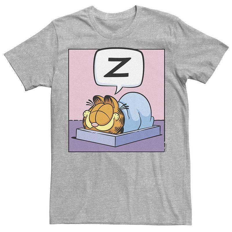 Mens Garfield Zzz Boxed Up Tee Athletic Grey Product Image