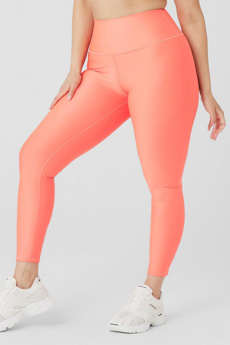 7/8 High-Waist Airlift Legging - Candy Orange Female Product Image