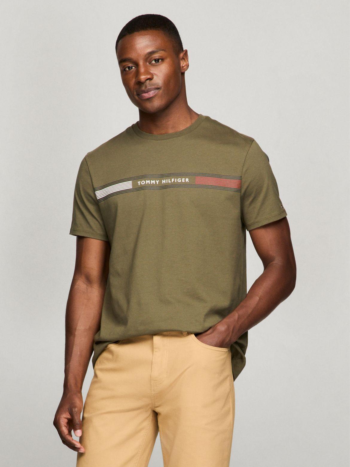 Tommy Hilfiger Men's Tommy Stripe Graphic T-Shirt Product Image