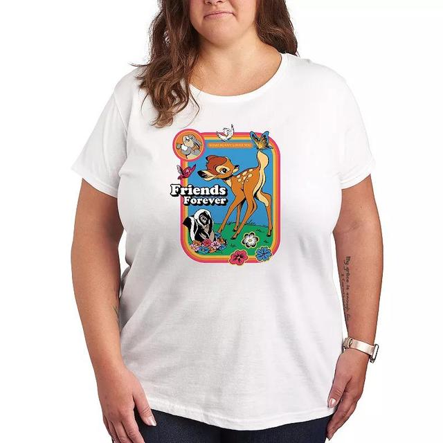 Disneys Bambi Plus Friends Forever Graphic Tee, Womens Product Image