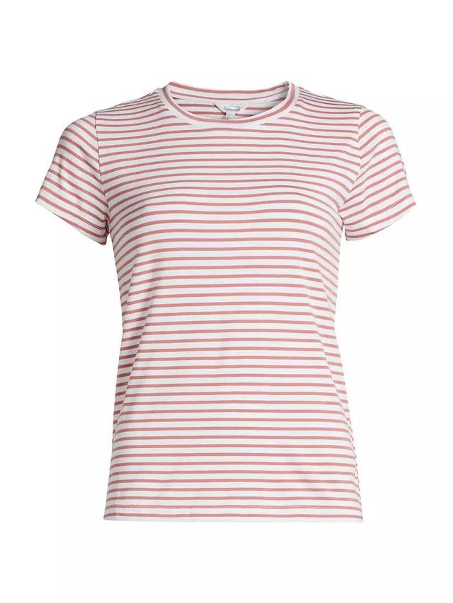 Striped Jersey Crewneck T-Shirt Product Image