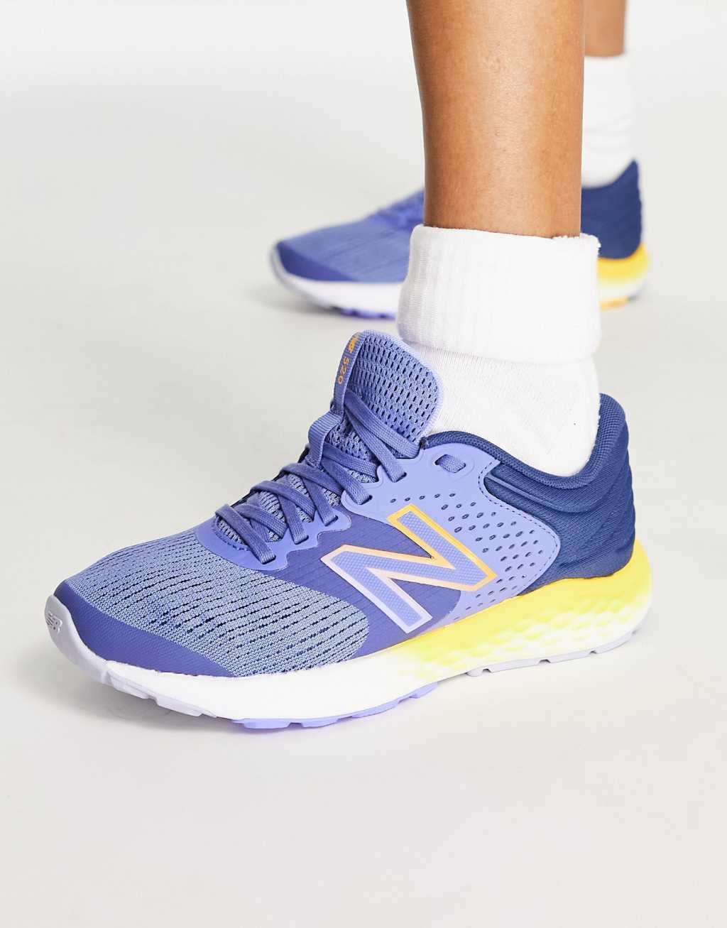 New Balance Running 520 sneakers in purple and yellow Product Image